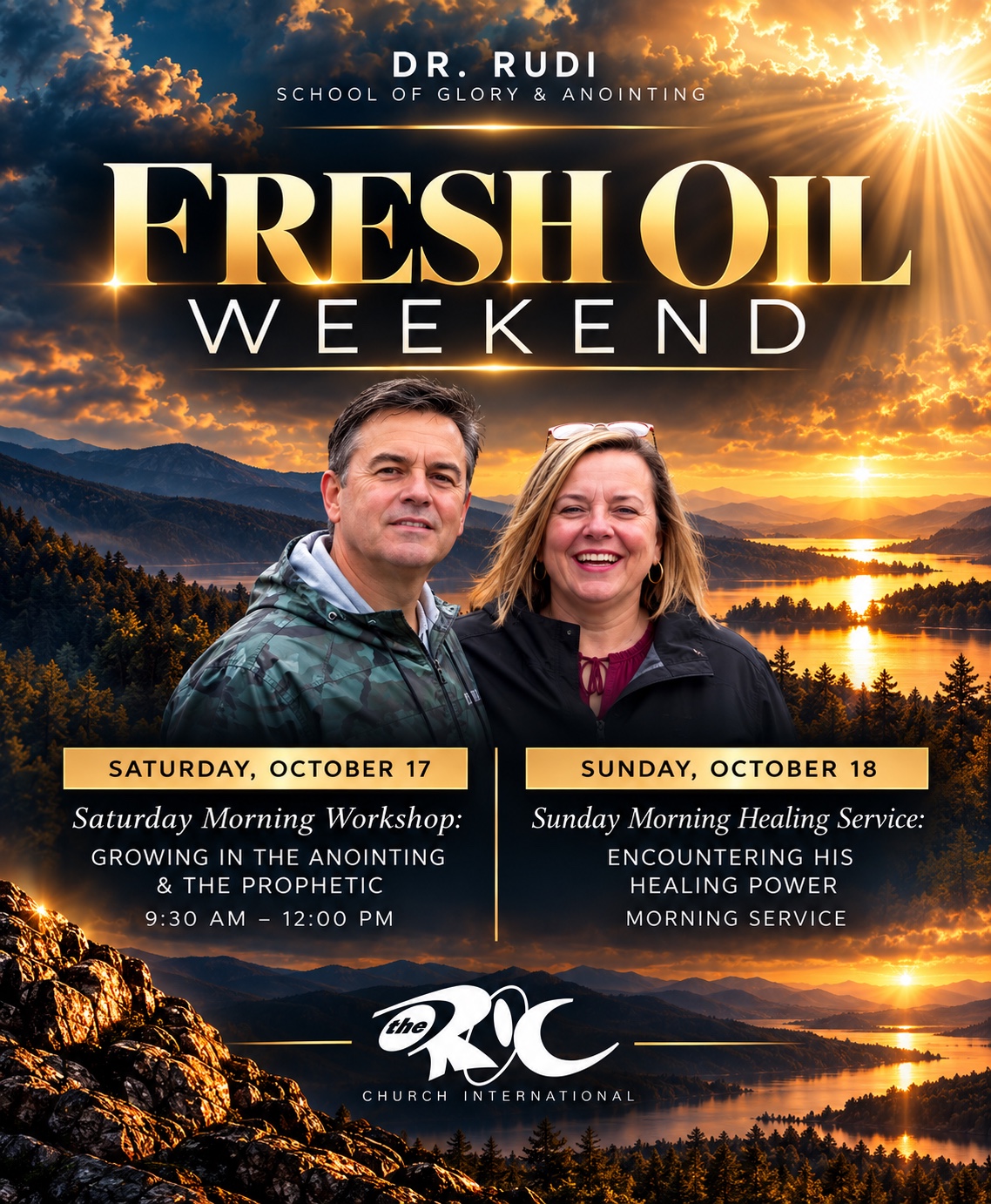 Fresh Oil Weekend - Dr. Rudi School of Glory & Anointing